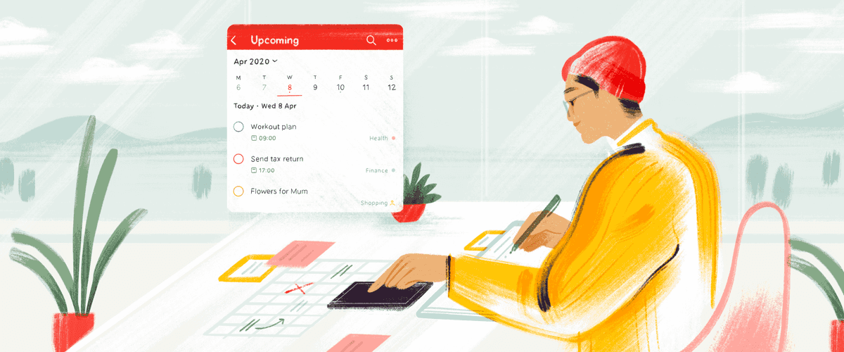 Todoist Illustration by Margarida Mouta